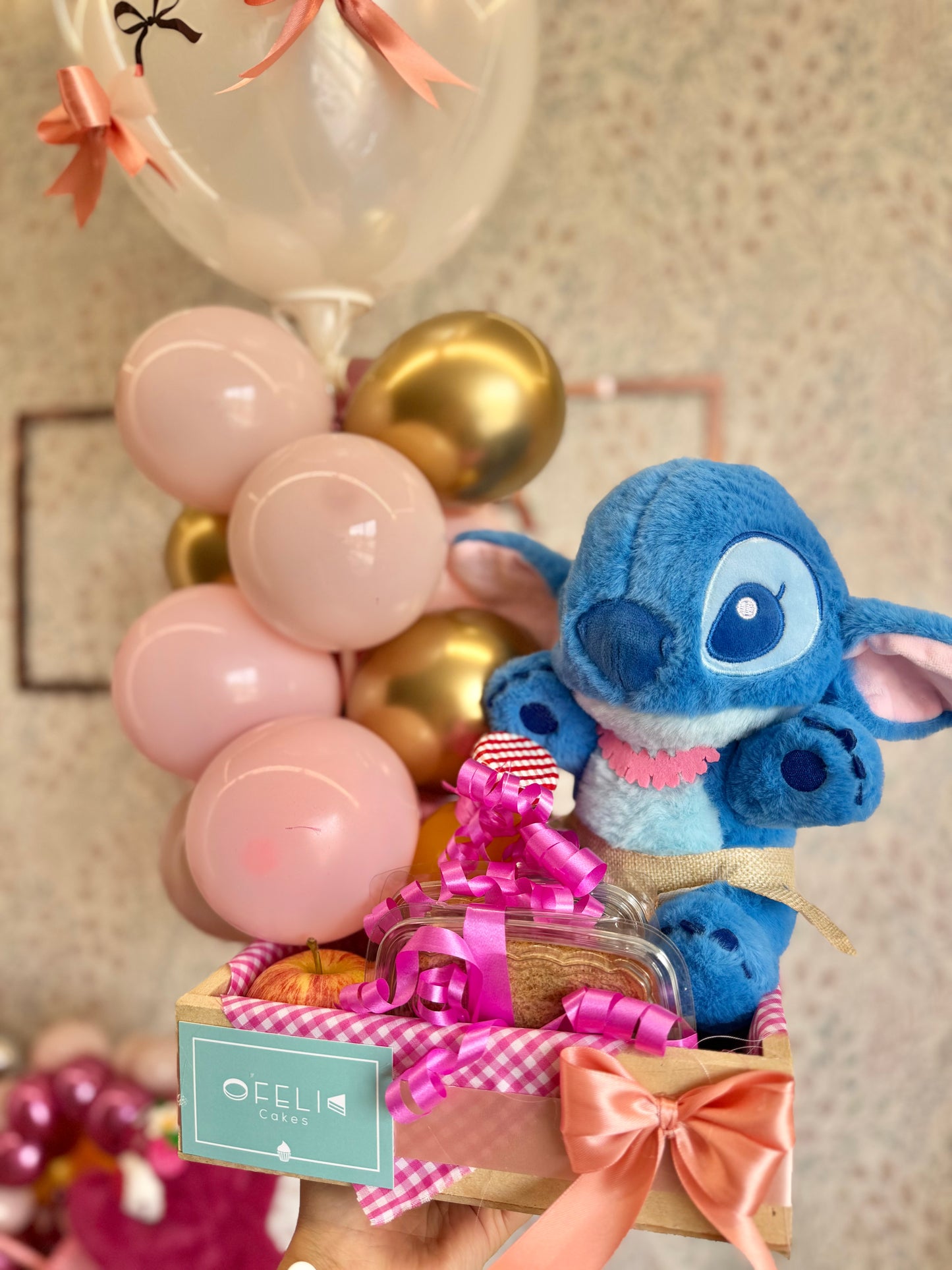 Desayuno Sorpresa Cumpleaños con stich tra087