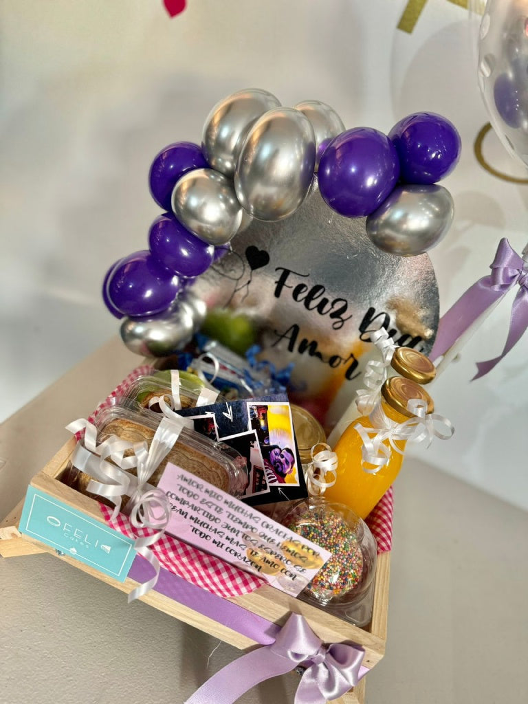 Desayuno sorpresa Mesa Feliz Dia Mi Amor tra119