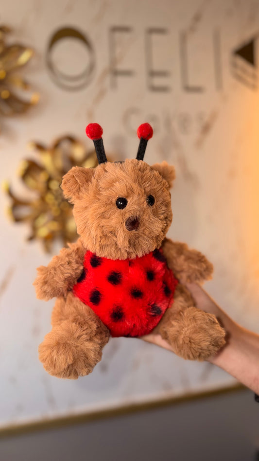 Peluche Mariquita Tierna 22 cm – OfeliaCakes