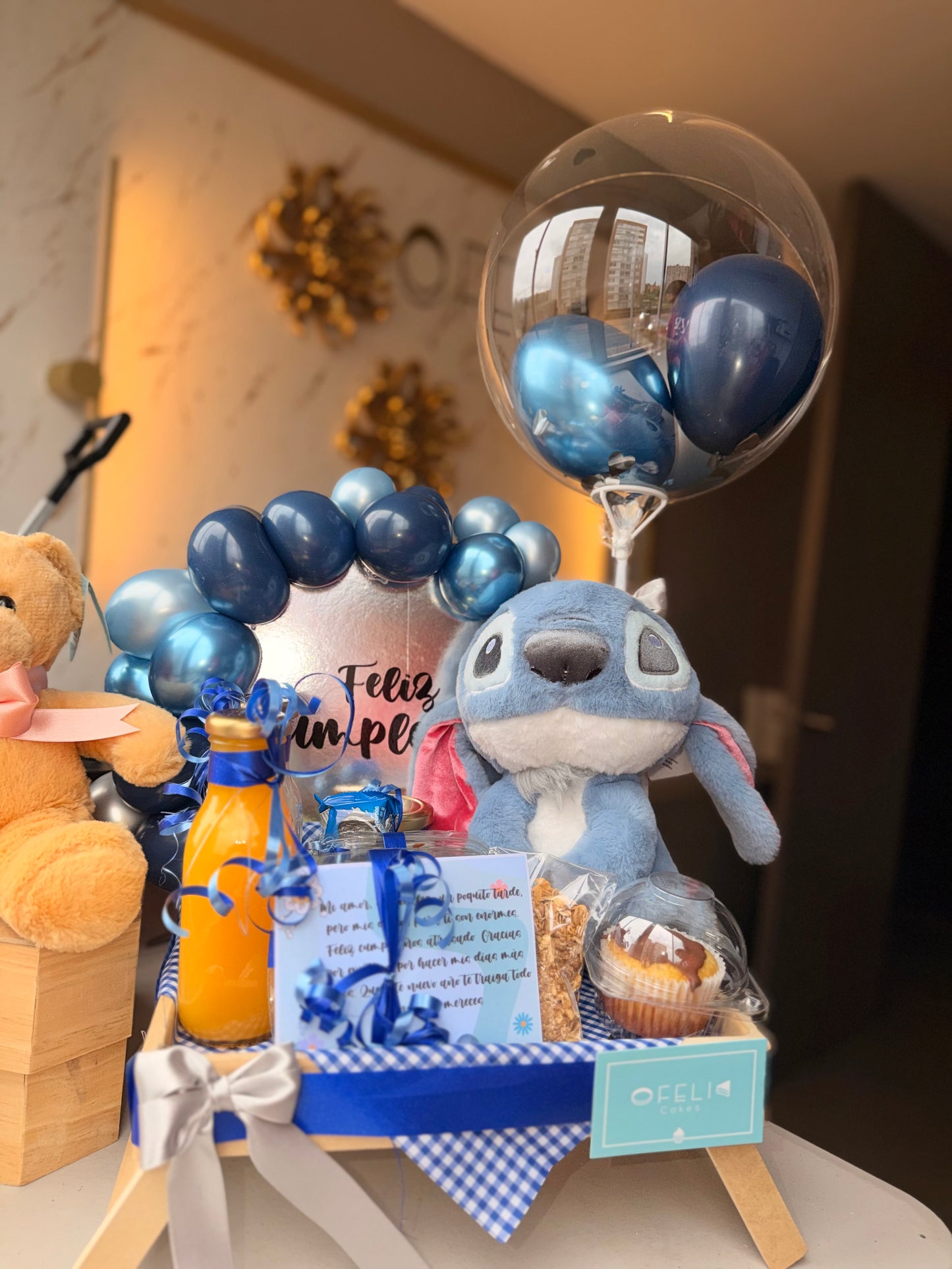 Desayuno sorpresa Mesa con Stich  tra227