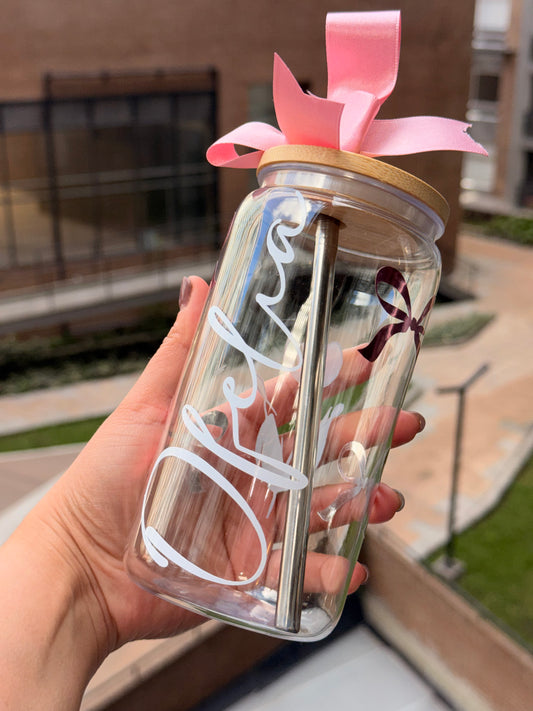 Vaso acrílico Coquette para mujer