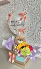 Caja Premium con Chandon, Peluche y flores