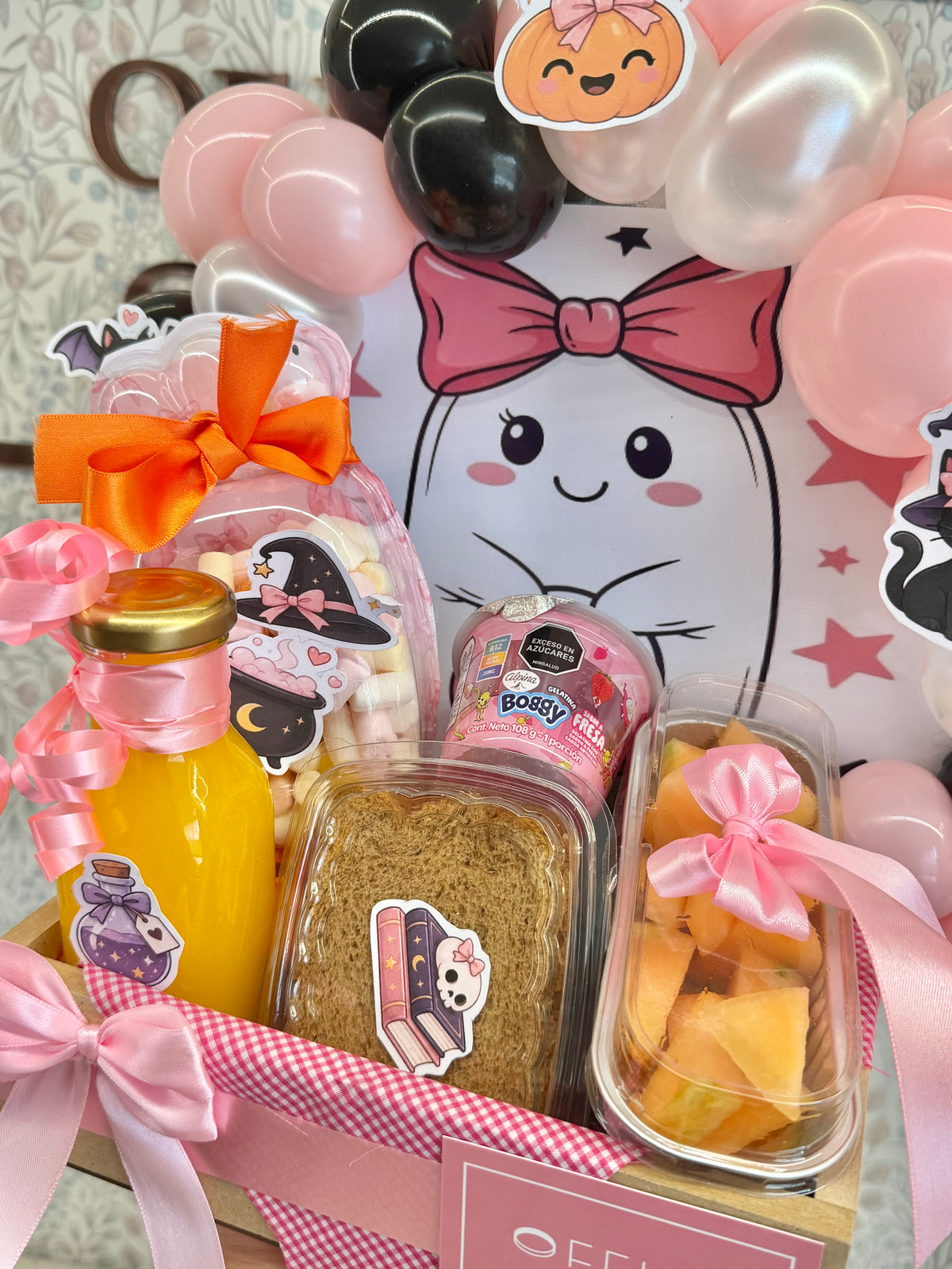 Desayuno Sorpresa Halloween Boo Pink 👻🎀
