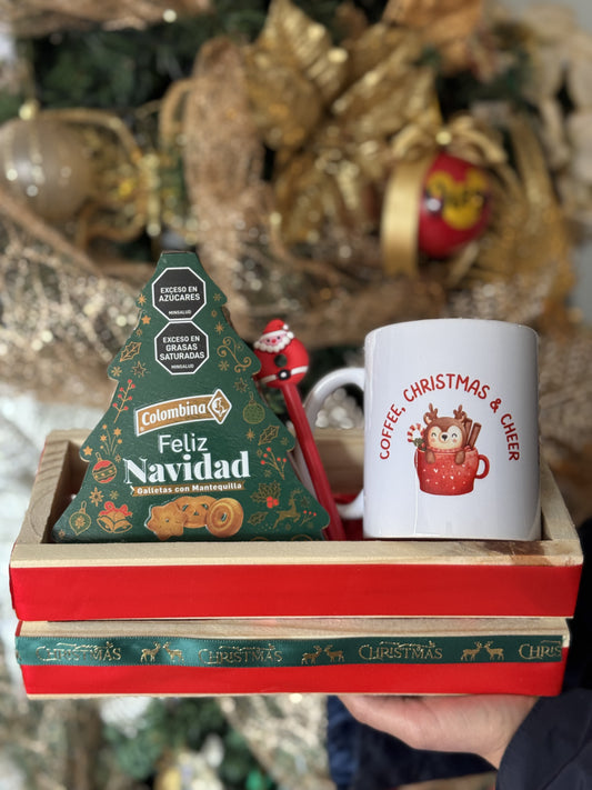 Mug de Navidad con Galletas