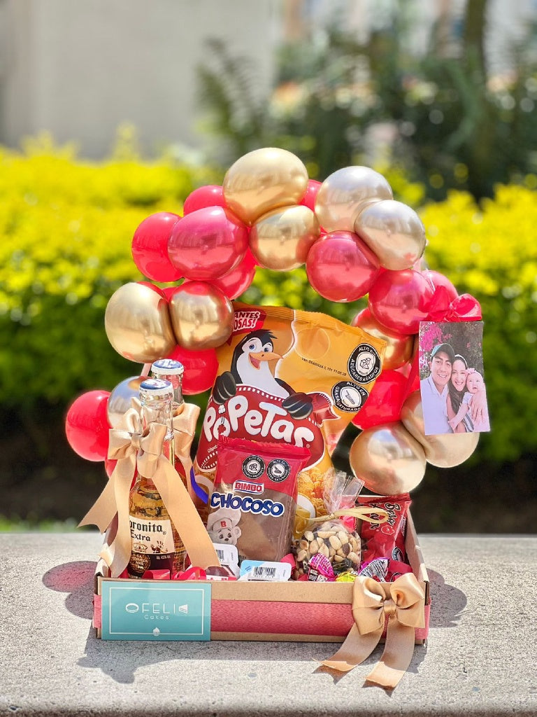 Ancheta con Coronitas arco de amor